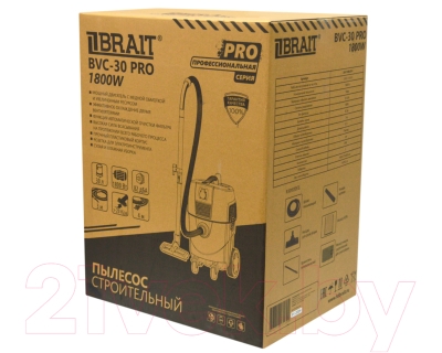 Профессиональный пылесос Brait BVC-30 Pro