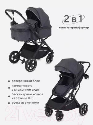 Детская универсальная коляска Rant Basic Pulsar 2 в 1 / RA160 