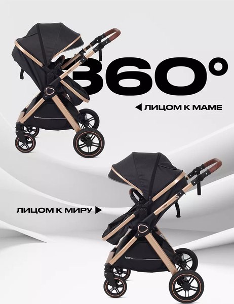 Детская универсальная коляска Rant Basic Roller Gold 2 в 1 / RA161 