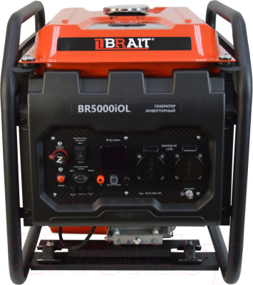 Инверторный генератор Brait BR5000iOL