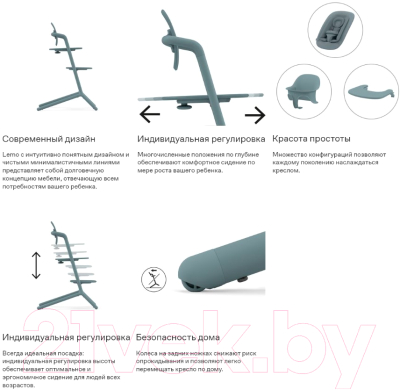 Стульчик для кормления Cybex Lemo 3 в 1 Set