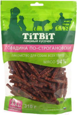 Лакомство для собак TiTBiT Говядина по-строгановски для всех пород / 25536 - фото