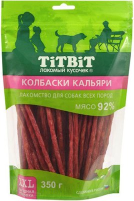 Лакомство для собак TiTBiT Колбаски Кальяри для всех пород / 25543 - фото