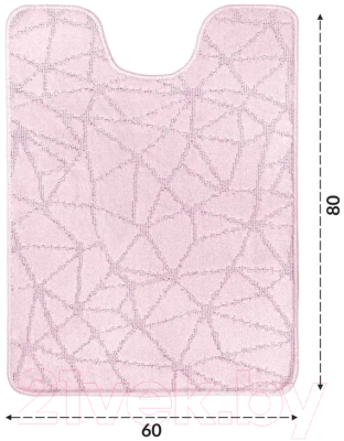 Коврик для туалета Shahintex РР 60x80 001 / 836765