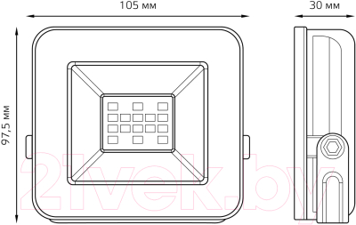 Прожектор Gauss Elementary / 613100310P