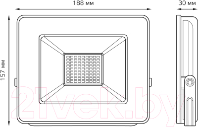 Прожектор Gauss Elementary / 613100350P