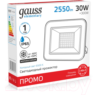 Прожектор Gauss Elementary / 613100330P