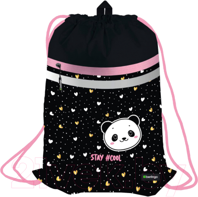 Мешок для обуви Berlingo Cool Panda / SB-EXPL-1012 - фото