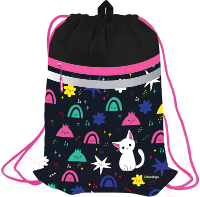 Мешок для обуви Berlingo Funny Colors / SB-EXM-1019 - фото