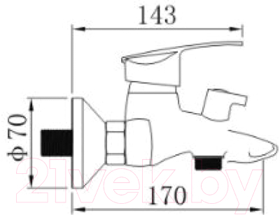 Смеситель Potato P30204