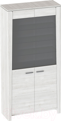 Шкаф с витриной Мебельград Мальта 2-х дверный - фото