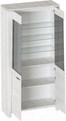 Шкаф с витриной Мебельград Мальта 2-х дверный