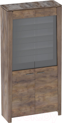Шкаф с витриной Мебельград Мальта 2-х дверный - фото