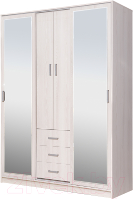 Шкаф-купе Рэйгрупп 160 VH Elza EL-01.01 (ясень снежный) - фото