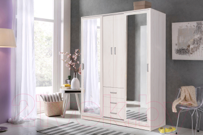 Шкаф-купе Рэйгрупп 160 VH Elza EL-01.01 (ясень снежный)