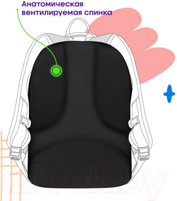 Школьный рюкзак Berlingo U4. Military Style / RU-U4-1066