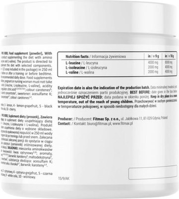 Аминокислоты BCAA Fitmax Pro 8000 Арбуз