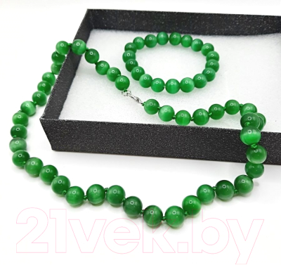 Бусы Wolves Кошачий глаз 3051