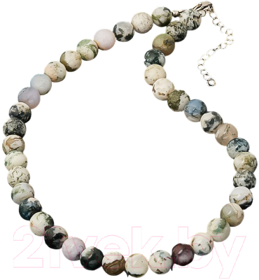 Бусы Wolves Агат Моховой 3069 - фото