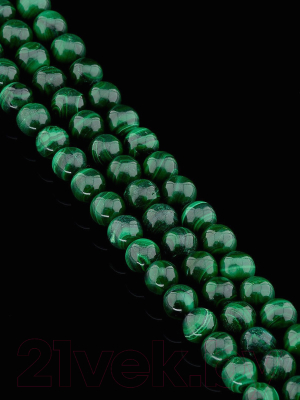 Бусы Wolves Малахит 3079