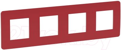 Рамка для выключателей и розеток Schneider Electric Unica NU280813 - фото