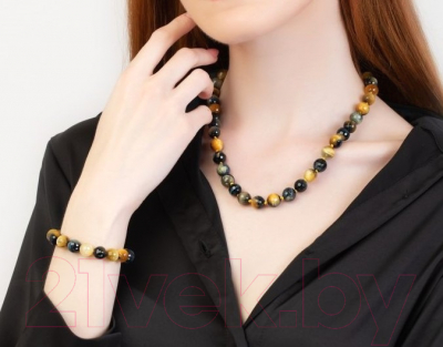 Бусы Wolves Соколиный глаз 3084