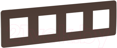 Рамка для выключателей и розеток Schneider Electric Unica NU280816 - фото