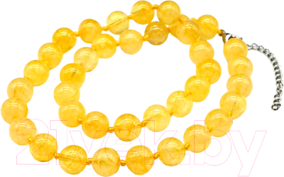 Бусы Wolves Цитрин 3091 - фото