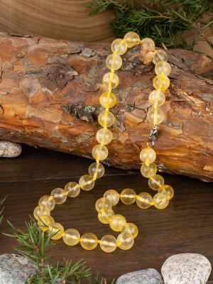 Бусы Wolves Цитрин 3091