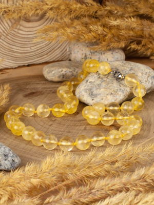 Бусы Wolves Цитрин 3091