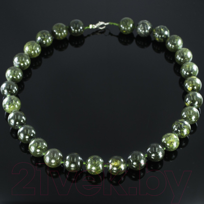 Бусы Wolves Змеевик 3095