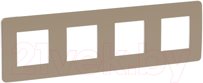 Рамка для выключателей и розеток Schneider Electric Unica NU280826 - фото