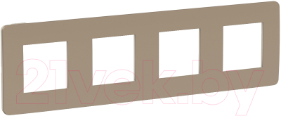 Рамка для выключателей и розеток Schneider Electric Unica NU280827 - фото