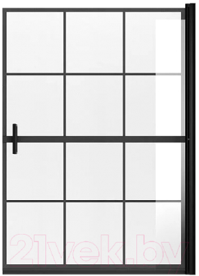 Стеклянная шторка для ванны Niagara NG-08-10 100x40 - фото