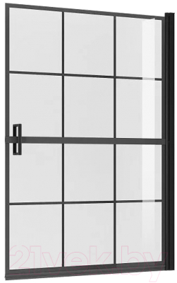 Стеклянная шторка для ванны Niagara NG-08-10 100x40