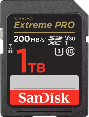 Карта памяти SanDisk Extreme Pro SDXC 1TB (SDSDXXD-1T00-GN4IN) - фото