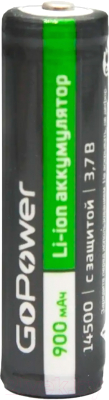 Аккумулятор GoPower 14500 Li-ion AA 3.7В 900мАч / 00-00018357 - фото