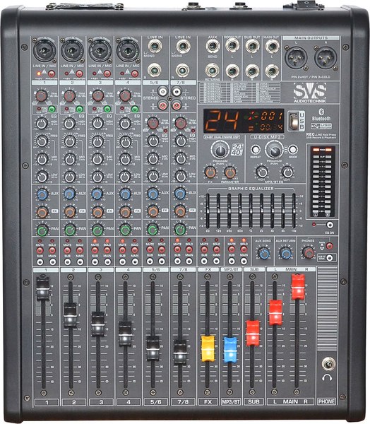 Микшерный пульт SVS Audiotechnik PM-8A - фото