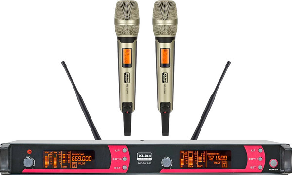 Радиосистема микрофонная XLine MD-262A-D - фото