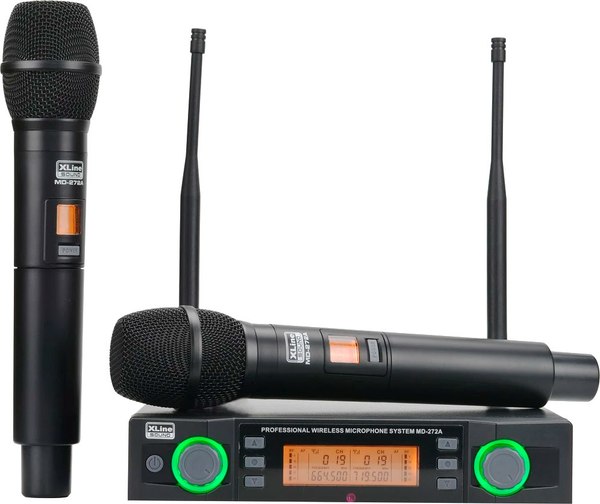 Радиосистема микрофонная XLine MD-272A - фото