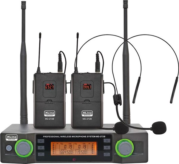 Радиосистема микрофонная XLine MD-272B - фото