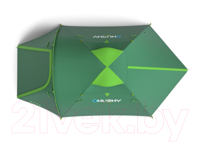 Палатка Husky Bizon Plus 4P (зеленый)