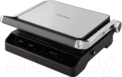 Электрогриль Endever Grillmaster 245 (серебристый/черный) - фото