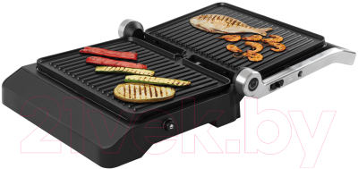 Электрогриль Endever Grillmaster 245 (серебристый/черный)