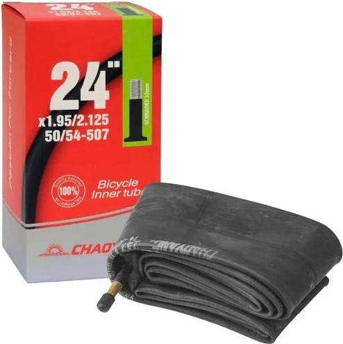 Камера для велосипеда Chaoyang 24x1.95/2.125 AV-33ММ / Y070201 - фото