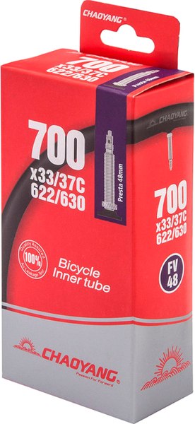 Камера для велосипеда Chaoyang 700-33/37C FV-48MM / Y122508 - фото