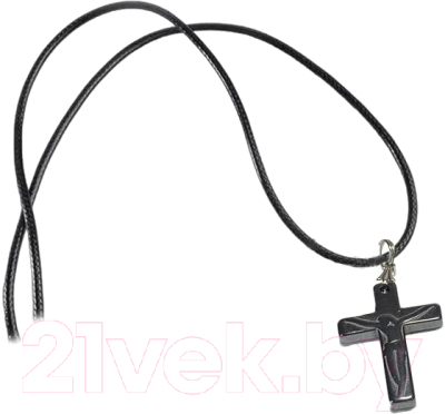 Подвеска Wolves Крестик Гематит №1 41027 - фото