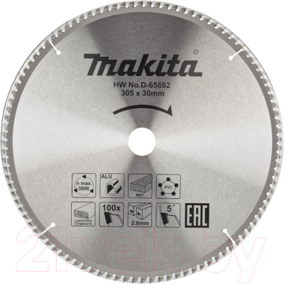 Пильный диск Makita D-65682 - фото