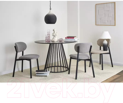 Стул Bergenson Bjorn Round / BB0000685 (дымчато-серый)