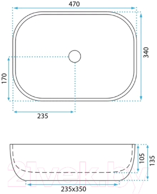 Умывальник REA Belinda Mini REA-U3323